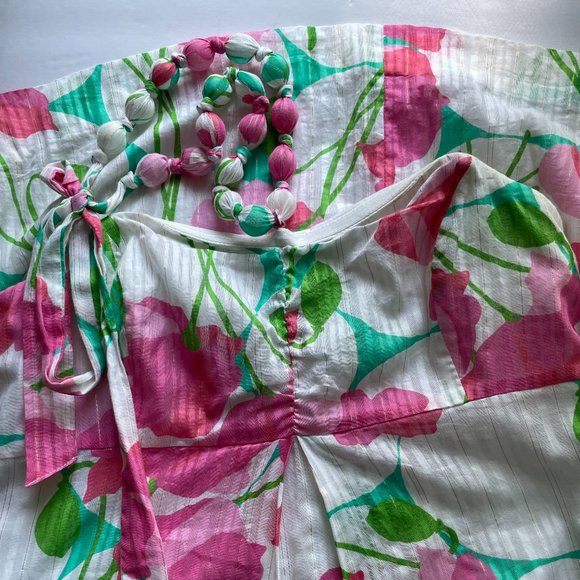 Lilly Pulitzer Floral Flower Halter Dress Betsey Had a Blast 8 - Picture 11 of 12